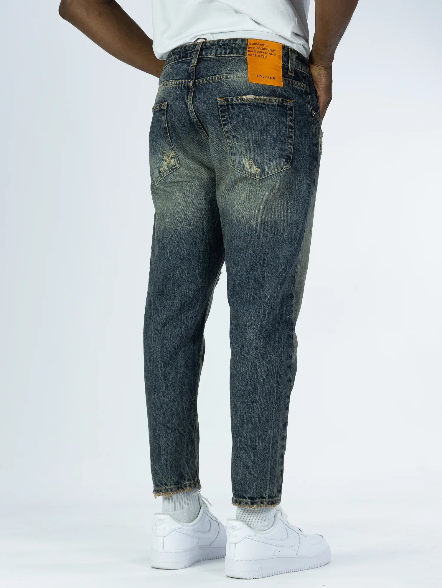 SOLDIER Jeans Crop Made in Italy