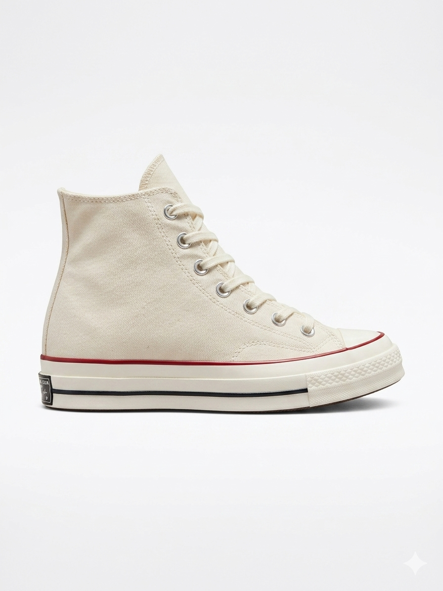 CONVERSE Scarpa In Tela Chuck 70 High Avorio