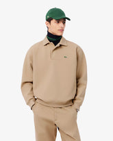 LACOSTE Polo A maniche Lunghe Collar Pique Beige