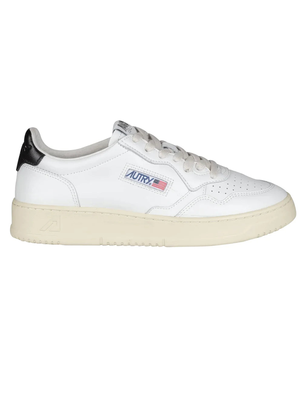 AUTRY Medialist In Pelle Talloncino Nero