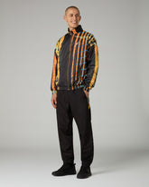 AUSTRALIAN Tuta Completa In Microfibra Con Zip Nero/Dettagli Verde e Arancio SS26