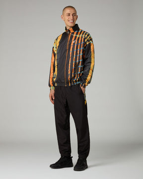 AUSTRALIAN Tuta Completa In Microfibra Con Zip Nero/Dettagli Verde e Arancio SS26