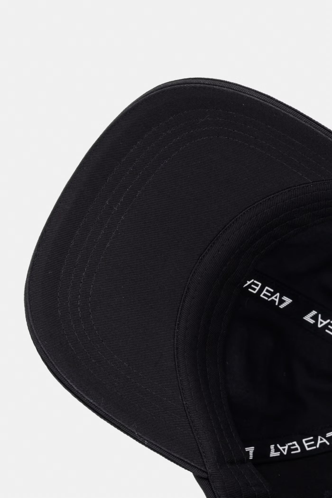 EA7 Cappello Nero/Bianco Visiera Curva