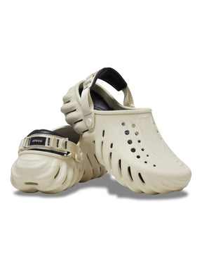 CROCS Echo Clog Ciabatte In Gomma Beige