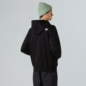 The North Face Felpa Con Cappuccio Con Zip Logo Piccolo Nera