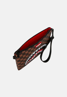 SPRAYGROUND Pochette/Tracolla SHARK MONOGRAM CROSSBODY Marrone
