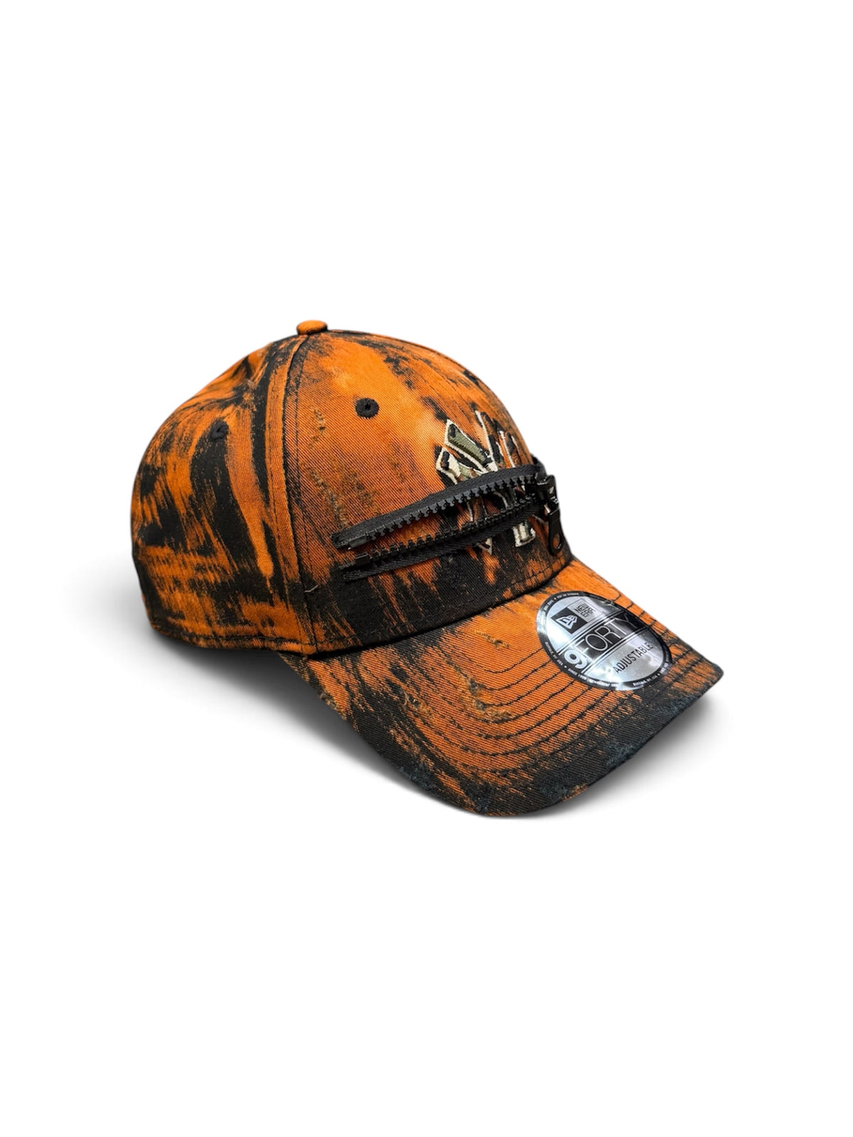 New Era NY Custom Acid Orange & Zipper