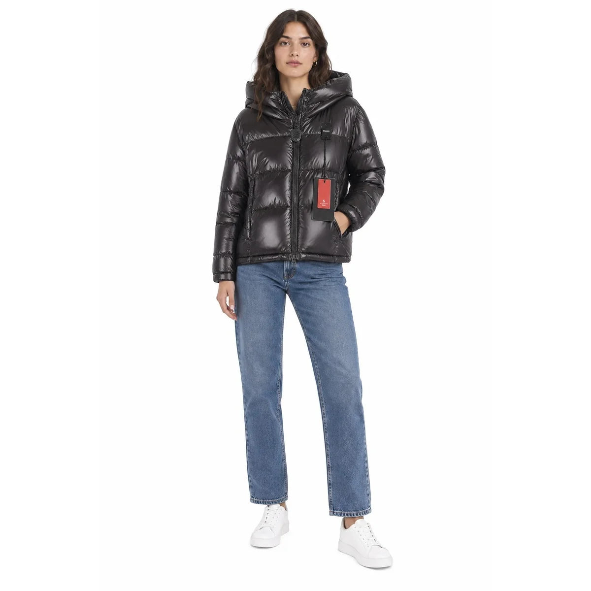 BLAUER Giubbotto Gloria Con Cappuccio Donna Nero