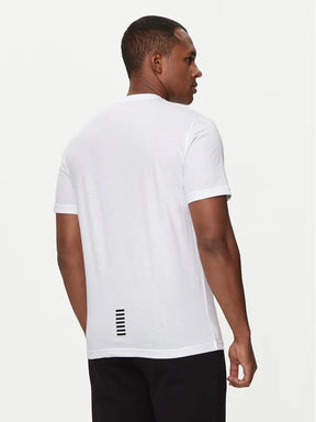 EMPORIO ARMANI T-Shirt In Cotone Bianco/Nero