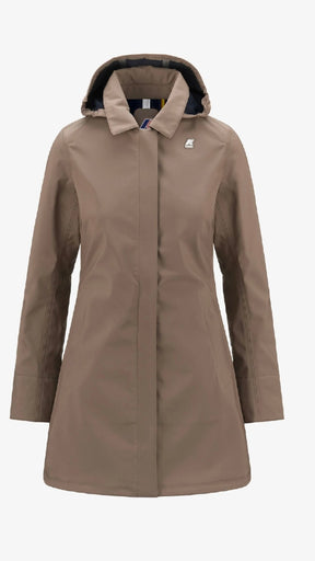 K-WAY DONNA GIUBBOTTO MATHY BONDED V FANGO