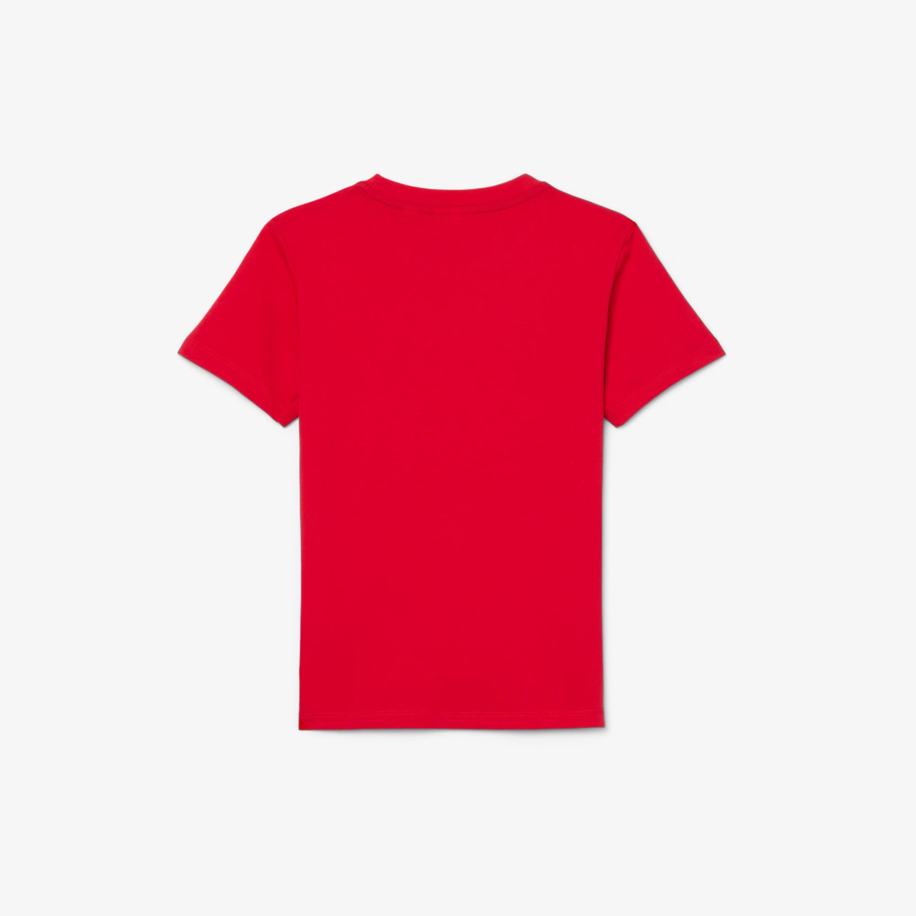 LACOSTE T-Shirt Bambino/Bambina Basic Rossa