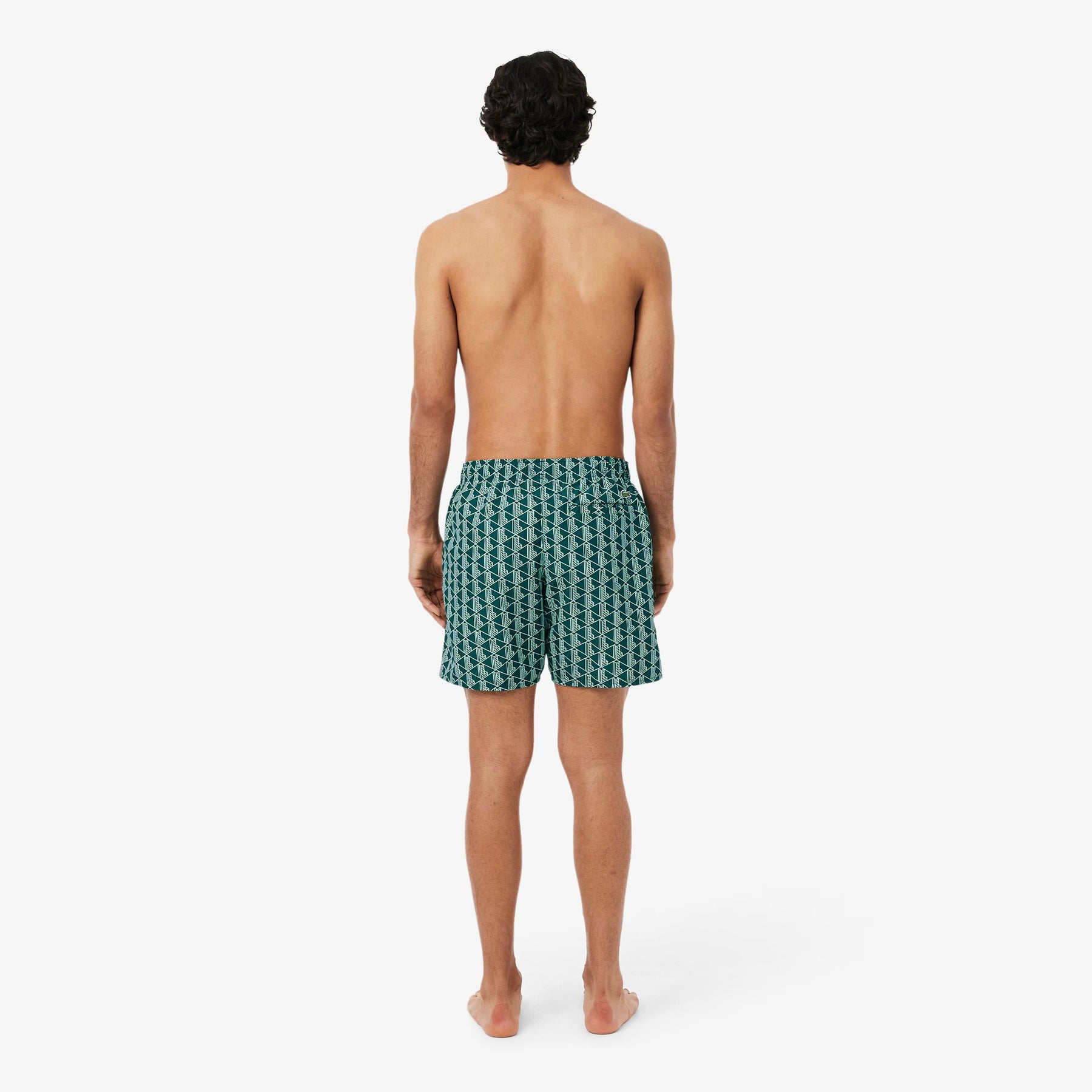LACOSTE Costume Monogram Verde Petrolio