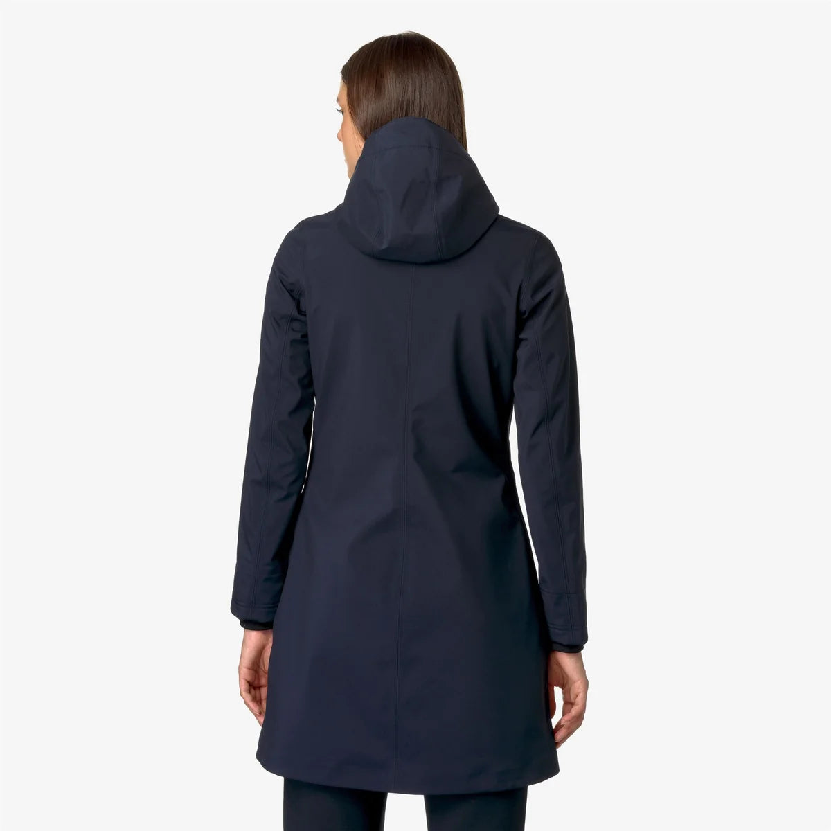 K-WAY Giubbotto Lungo Stephy Bonded Donna Blu
