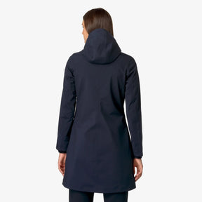K-WAY Giubbotto Lungo Stephy Bonded Donna Blu