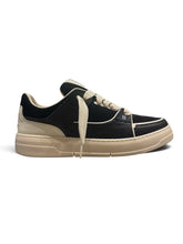 BRIAN MILLS Sneaker In Pelle E Camoscio Mod. Amiri Nera/Beige