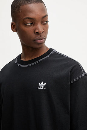 Adidas Completino Originals Uomo Nero Cuciture a Contrasto