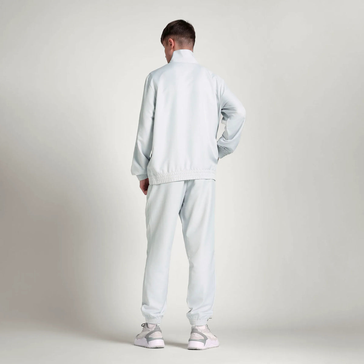 PUMA Tuta In Microfibra Con Zip Grigio