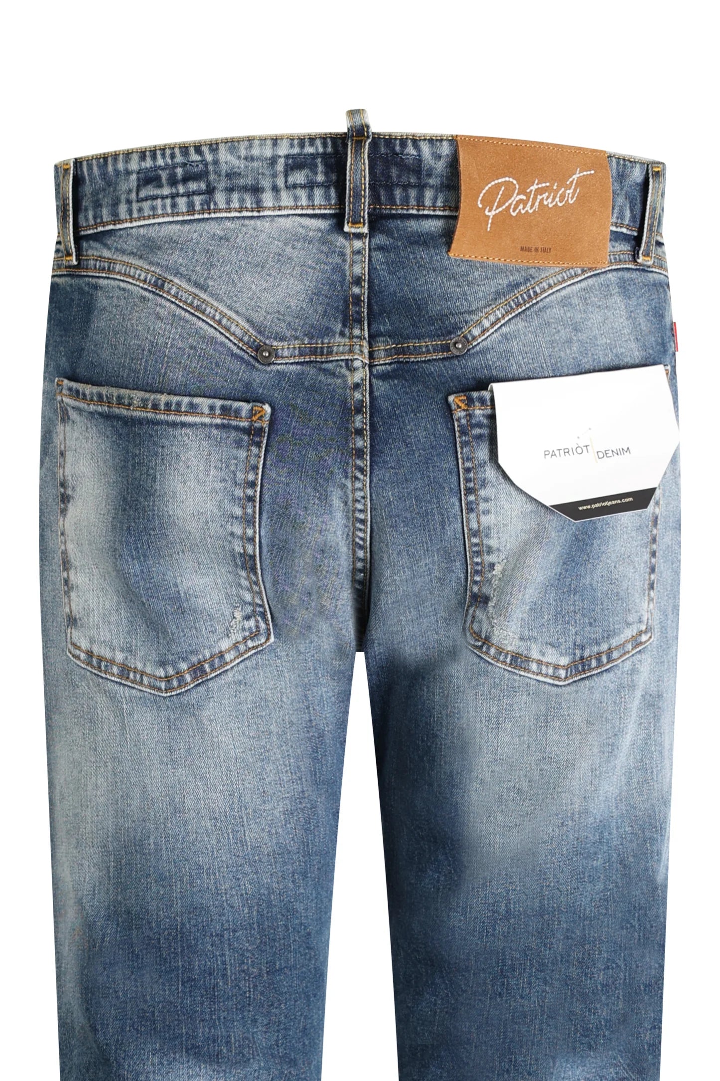 PATRIÒT Jeans Baggy Denim Sabbiato