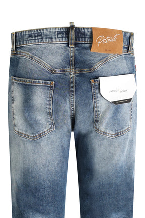 PATRIÒT Jeans Baggy Denim Sabbiato