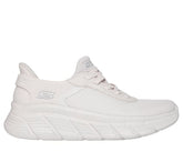 117391 WHT SKECHERS Slip Ins Bobs B Hi Linear Force Bianco SS26