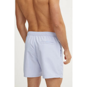Calvin Klein Costume Da Bagno Con Logo In Rilievo Celeste Polvere