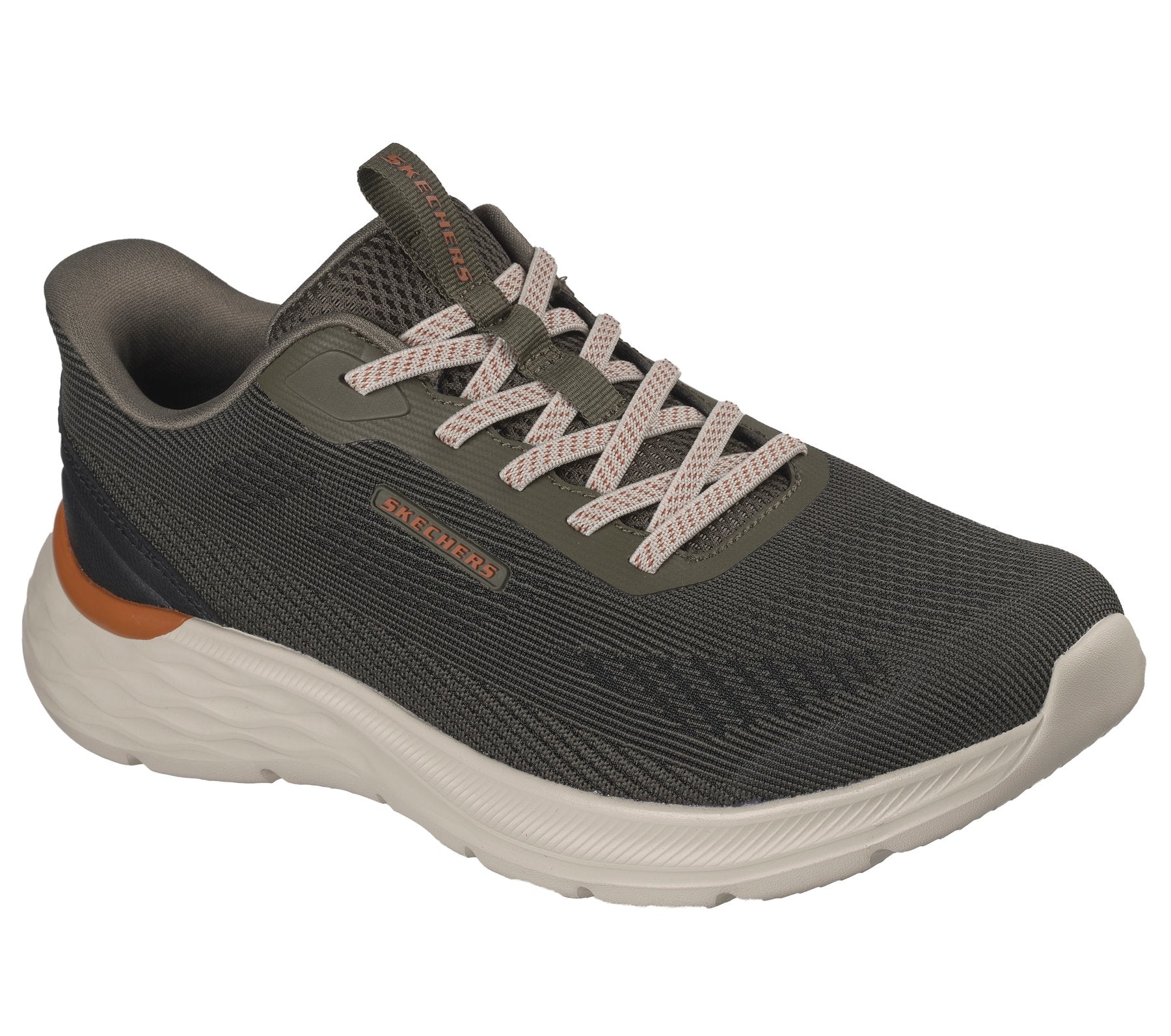 Skechers Slip Ins Relaxed Fit Sneaker Olive