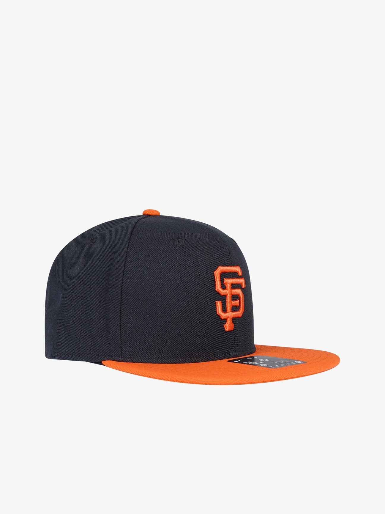 NIKE Cappello con visiera piatta san francisco giants Nero/Arancione Con Logo Ricamato (Copia)
