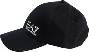 EA7 Cappello Nero Visiera Curva