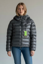 BLAUER Giubbotto Donna Ovattato Invernale Termosaldato Leggero Grigio