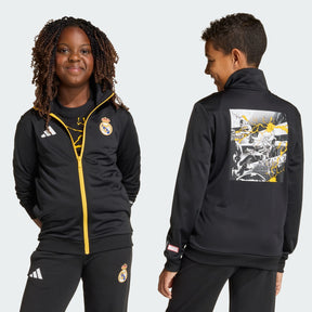 ADIDAS Tuta Bambino Real Madrid X Marvel Nero/Giallo