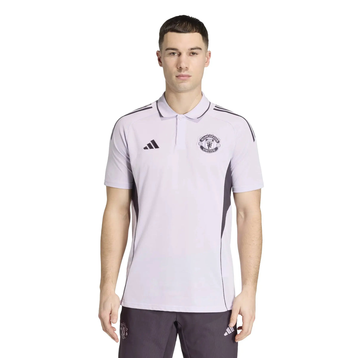 ADIDAS Completino Manchester United Polo e Pantaloncino Lilla