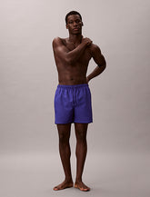 Calvin Klein Costume Da Bagno Viola Logo Rosso