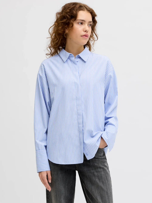 JJXX Donna Jxcaro Camicia Celeste SS26