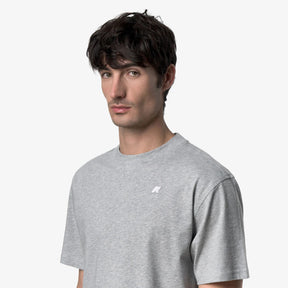 K-WAY T-Shirt Solo Jersey Triangle Grigia