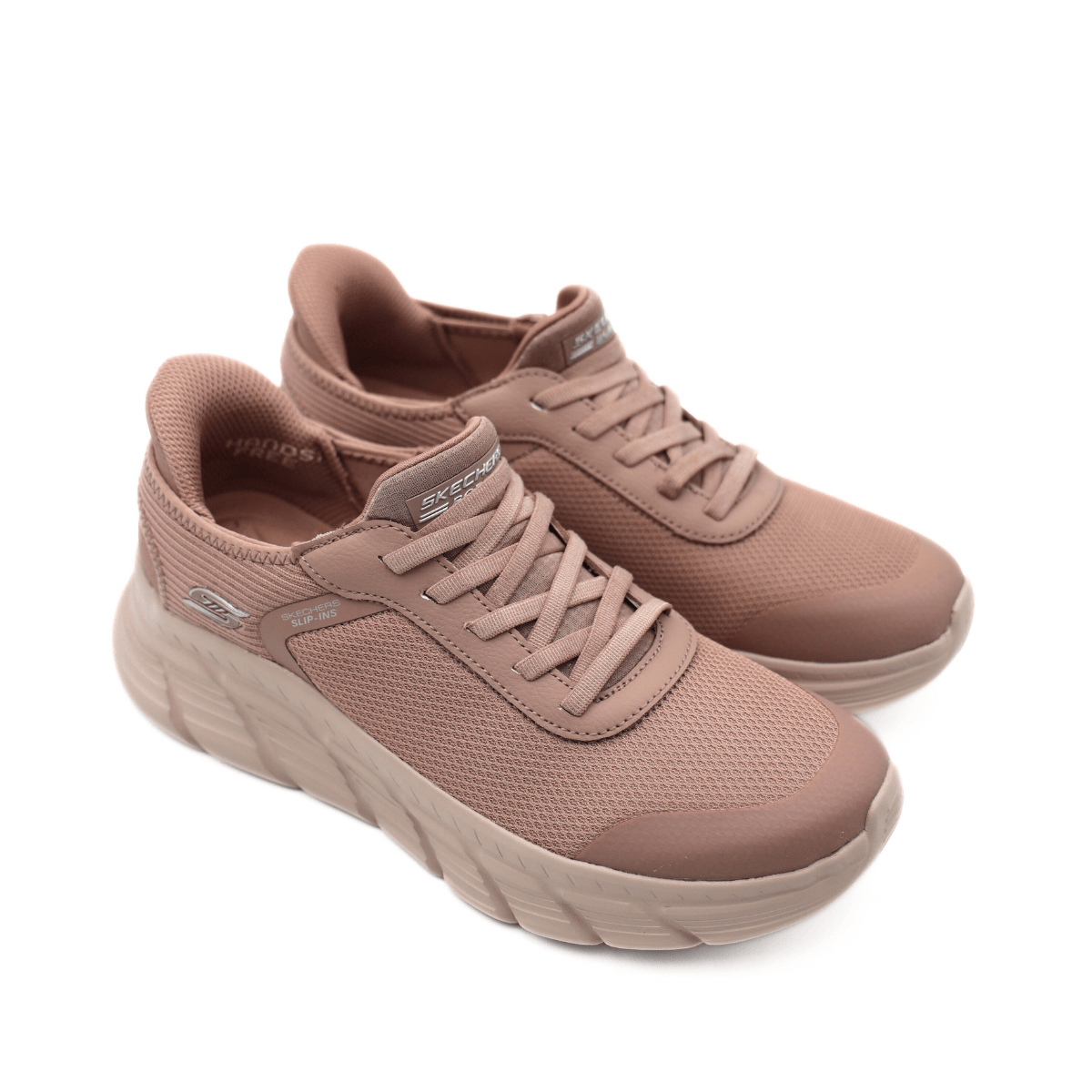 117391 TPE SKECHERS Slip Ins Bobs B Hi Linear Force Rosa SS26