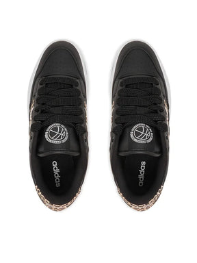 Adidas Rapid Court Low Sneaker Unisex Nera Dettagli Maculati