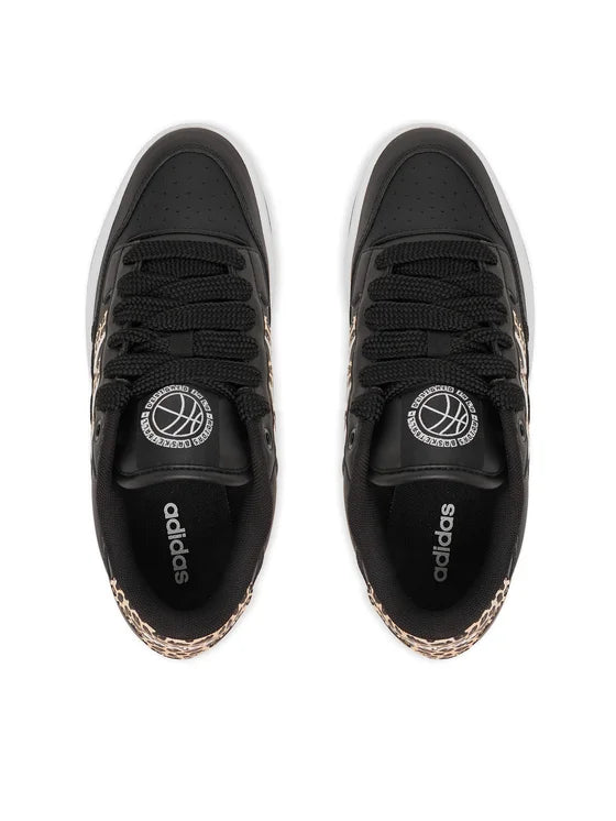 Adidas Rapid Court Low Sneaker Unisex Nera Dettagli Maculati