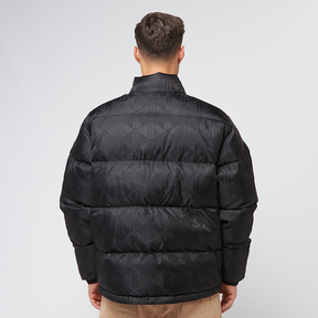 LACOSTE Giubbotto Logato Jaquard Monogram Senza Cappuccio Nero