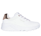310384L/WHT Skechers Los Angeles Metallic Mode Bambino/Bambina Bianca 26/27