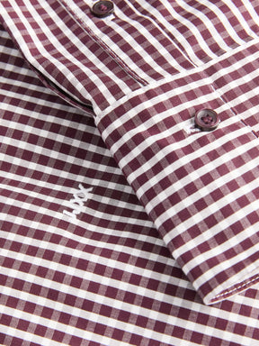 JJXX JXJAMIE CAMICIA A QUADRI BORDEAUX DONNA AW26