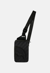SPRAYGROUND Tracolla Monospalla QUILTED SHARK Nero