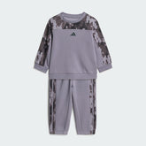 ADIDAS Tuta Felpata Bambino/Bambina Mimetico/Lilla