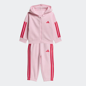 ADIDAS Tuta Felpata Con Cappuccio Bambina Rosa