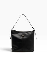 BLAUER Tote Bag In Pelle Con Logo Nera