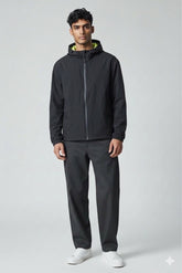 TREZ Antivento Con Cappuccio Nero