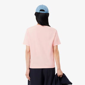 LACOSTE T-Shirt Basic Donna Rosa