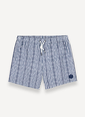 COLMAR Costume Da Bagno Bermuda Bianco a Righe Blu