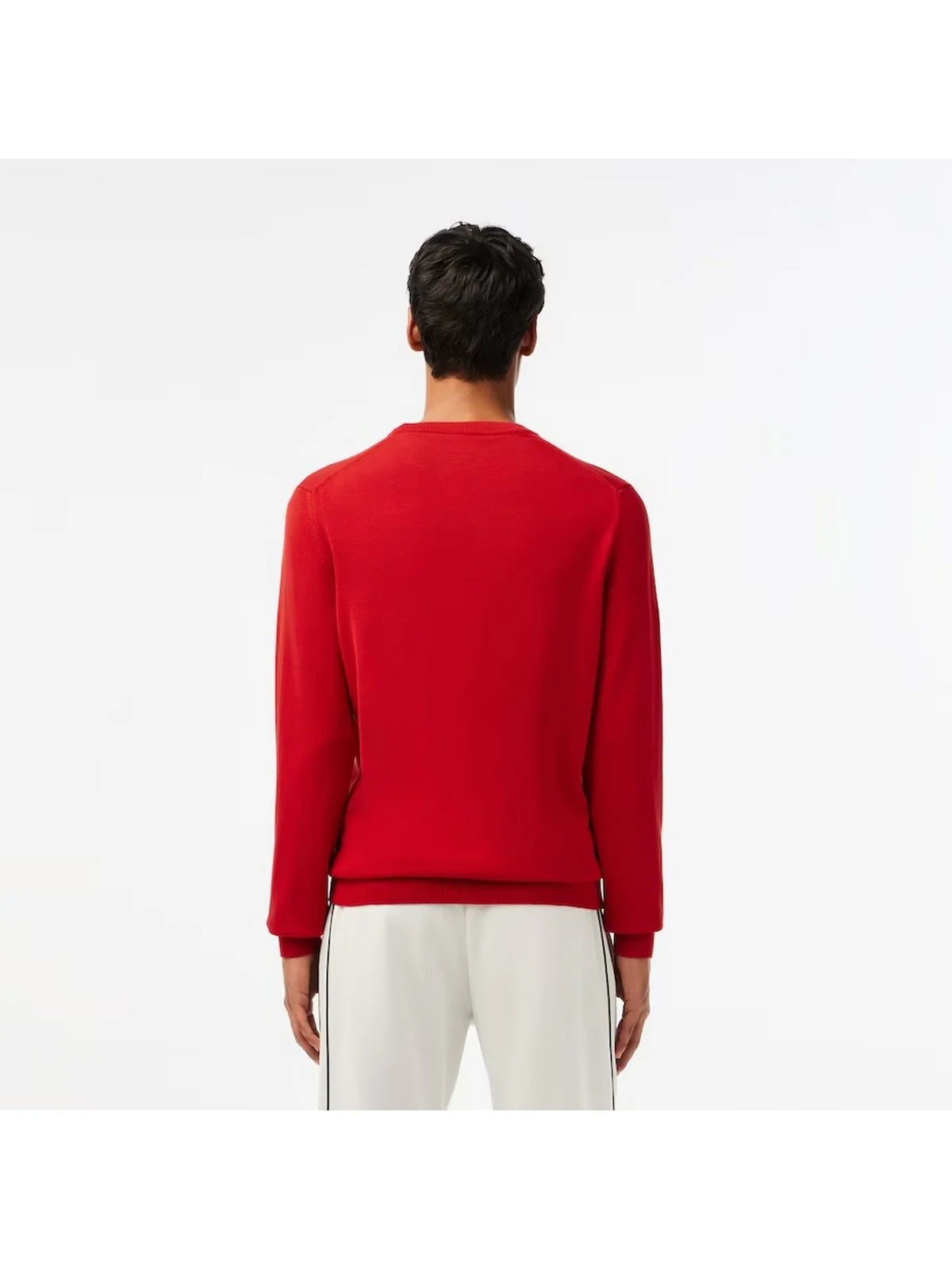 LACOSTE Maglioncino Basic In Cotone Rosso