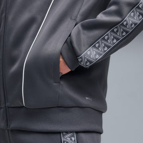 PUMA Tuta Completa Manchester City Acetata Con Zip Grigia