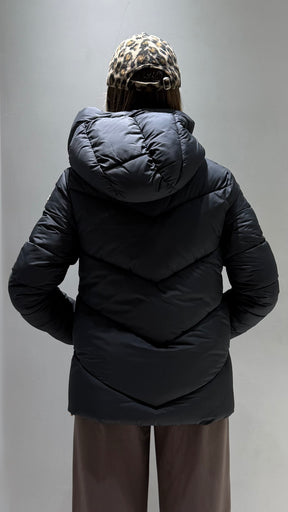 CONTE OF FLORENCE DONNA GIUBBOTTO FASCIATO CORTO NERO